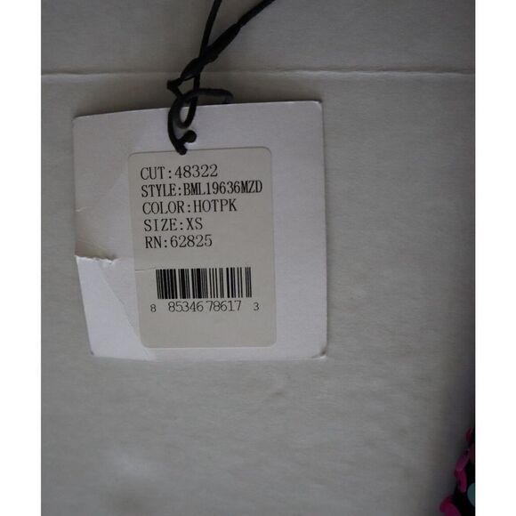 SHO x Tadashi Shoji Sz XS Hot Pink Spaghetti Strap Midi Sheath Party Dress - Picture 8 of 16